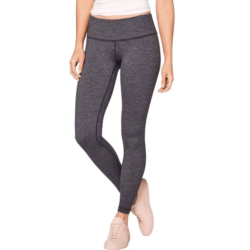 LULULEMON ATHLETICA Wunder Under Low-Rise Tight Variegated Size 6